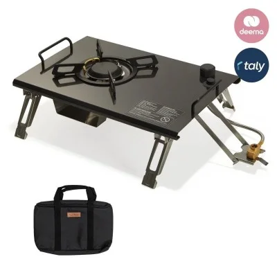 Naturehike G01 Tabletop Folding Single Head Gas Furnace - Black